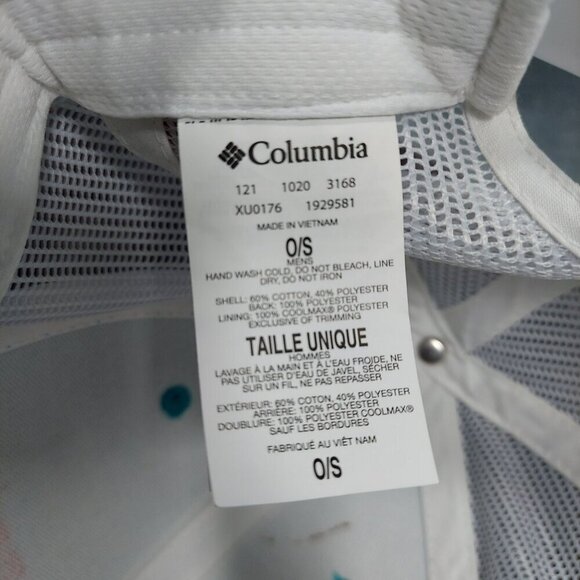 Columbia Happy Camper Trucker Hat Adjustable Mesh Back Outdoor Life Hiking - Picture 11 of 11